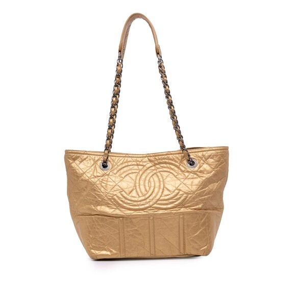 Chanel Handbags - Pre-Loved Chanel Distressed Calfskin Shopping In Moscow Tote